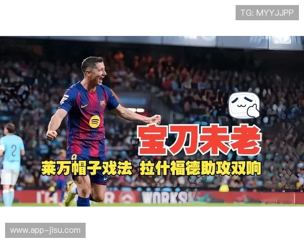 半场塞尔塔1-3巴萨，拉什福德助攻莱万完成戴帽